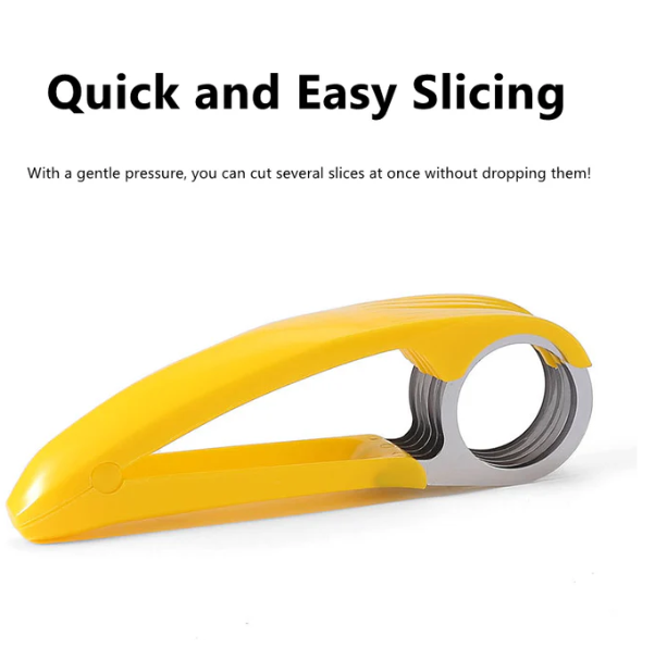 Stainless Steel Banana Cutter Slicer