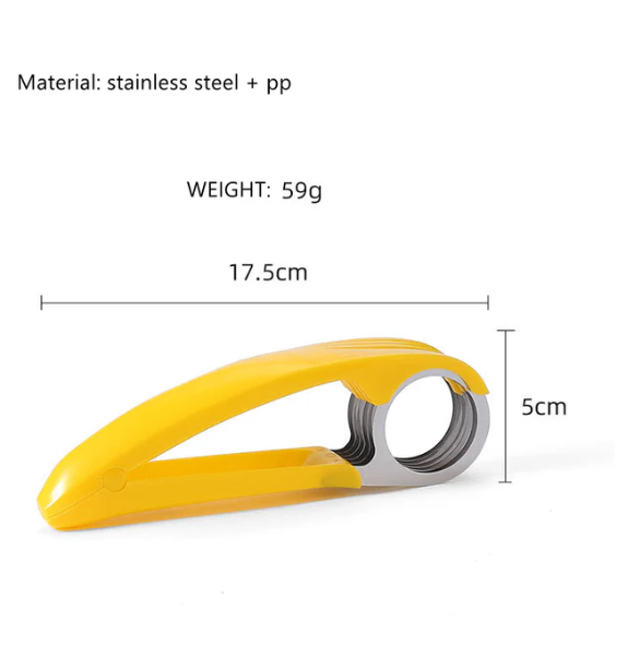 Stainless Steel Banana Cutter Slicer